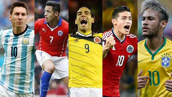 Los mejores goles de las estrellas que estarán en la Copa América