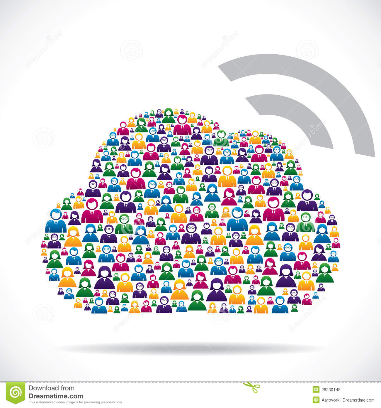 La nube y los ángeles virtuales: Social media