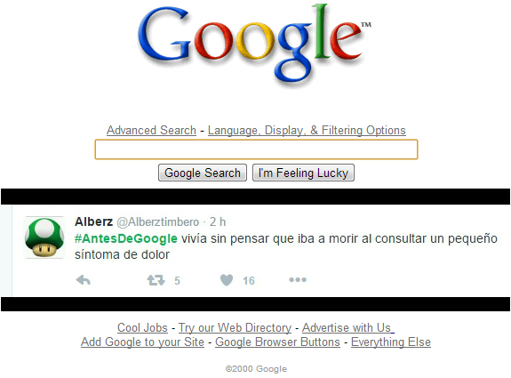 #AntesDeGoogle es tendencia, lee los tweets más divertidos