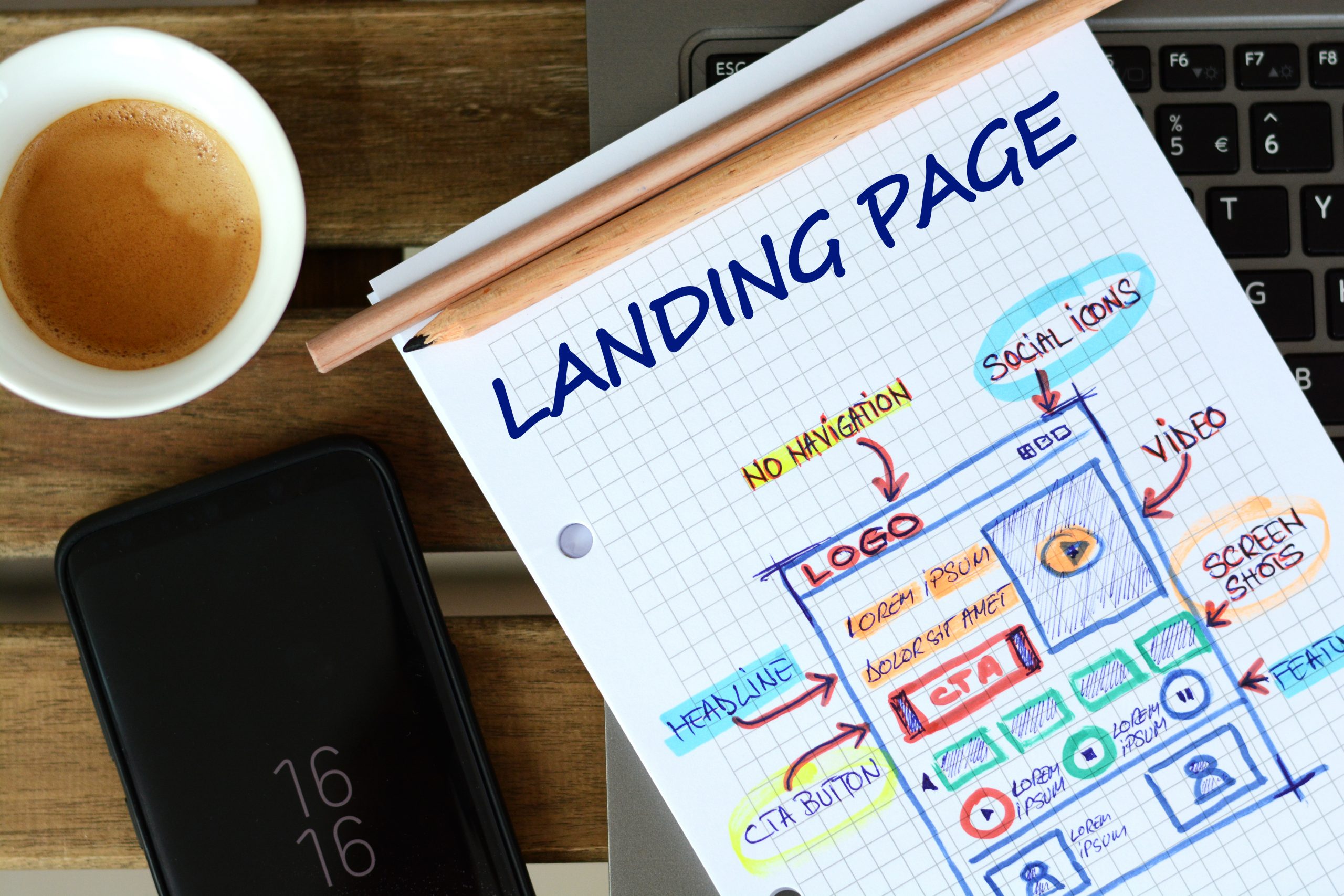 ¿Cual es la ventaja de utilizar una página de aterrizaje o landing page?